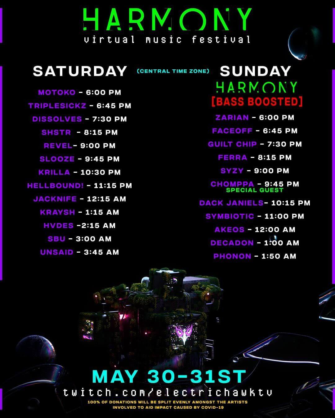 Harmony Festival Goes Dark and Bass Boosted