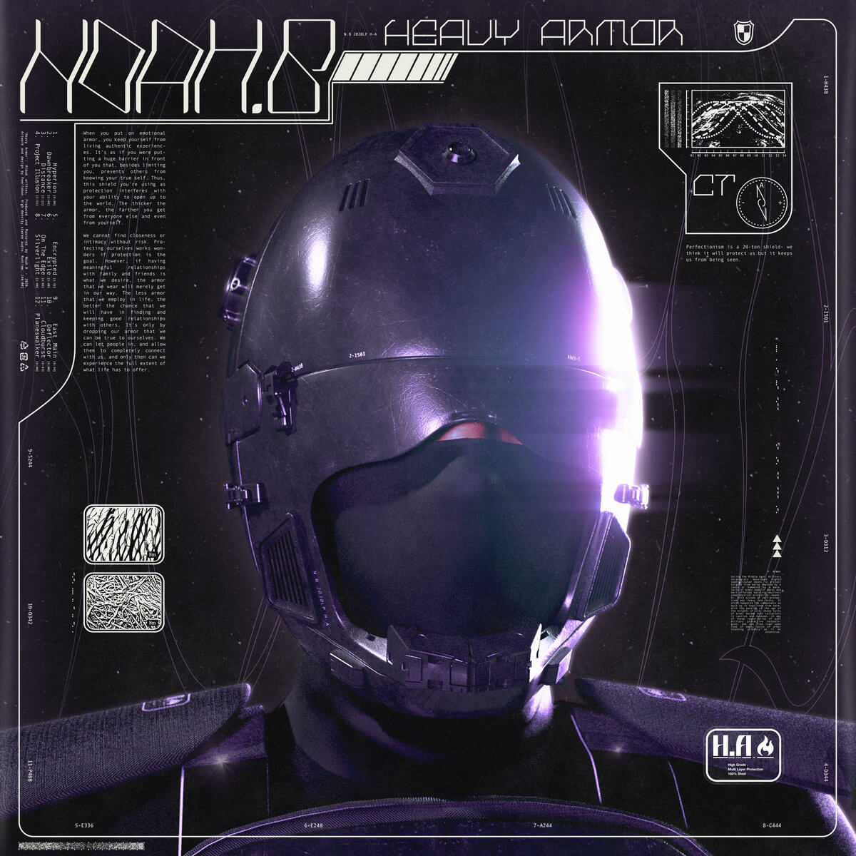 Noah B Brings The Wave With New LP ‘Heavy Armor’ on vibe.digital