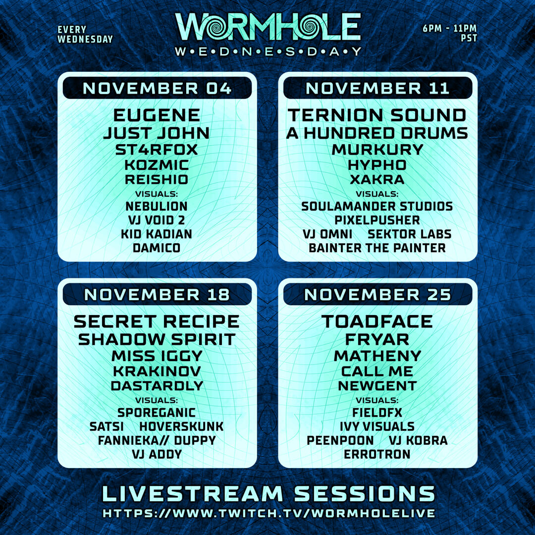 New Wormhole Wednesdays: November Edition