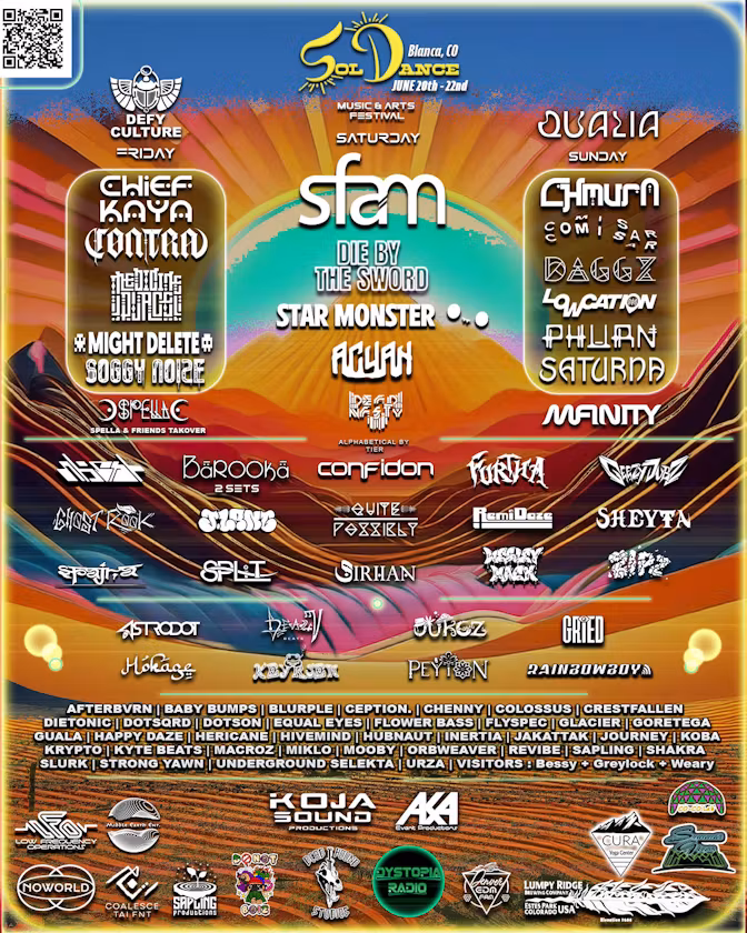 The SolDance Festival 2025 Lineup- Electric Hawk. 